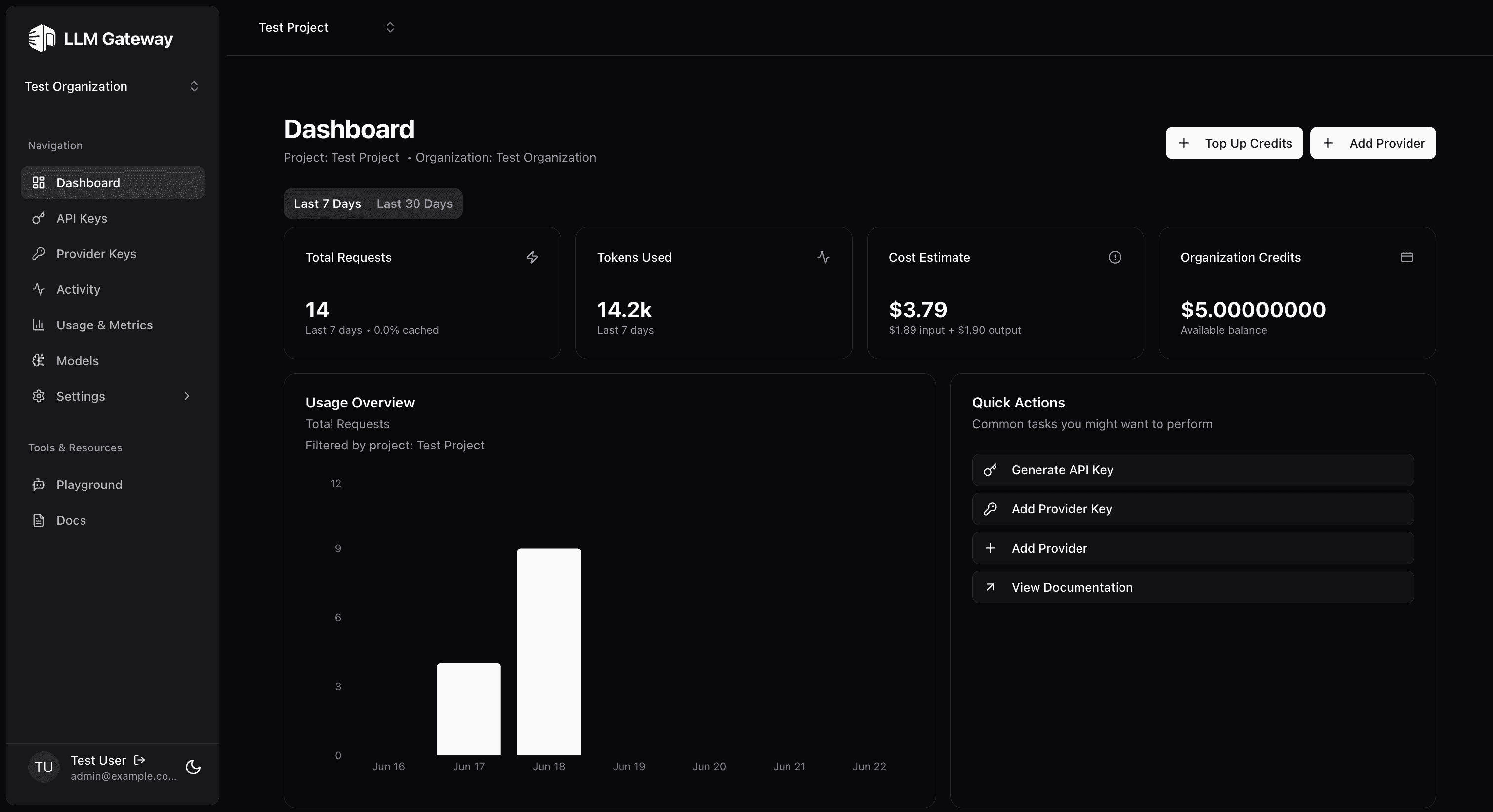 app screen