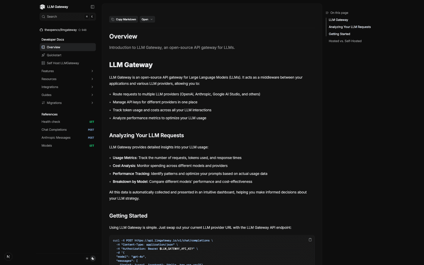 LLM Gateway Documentation