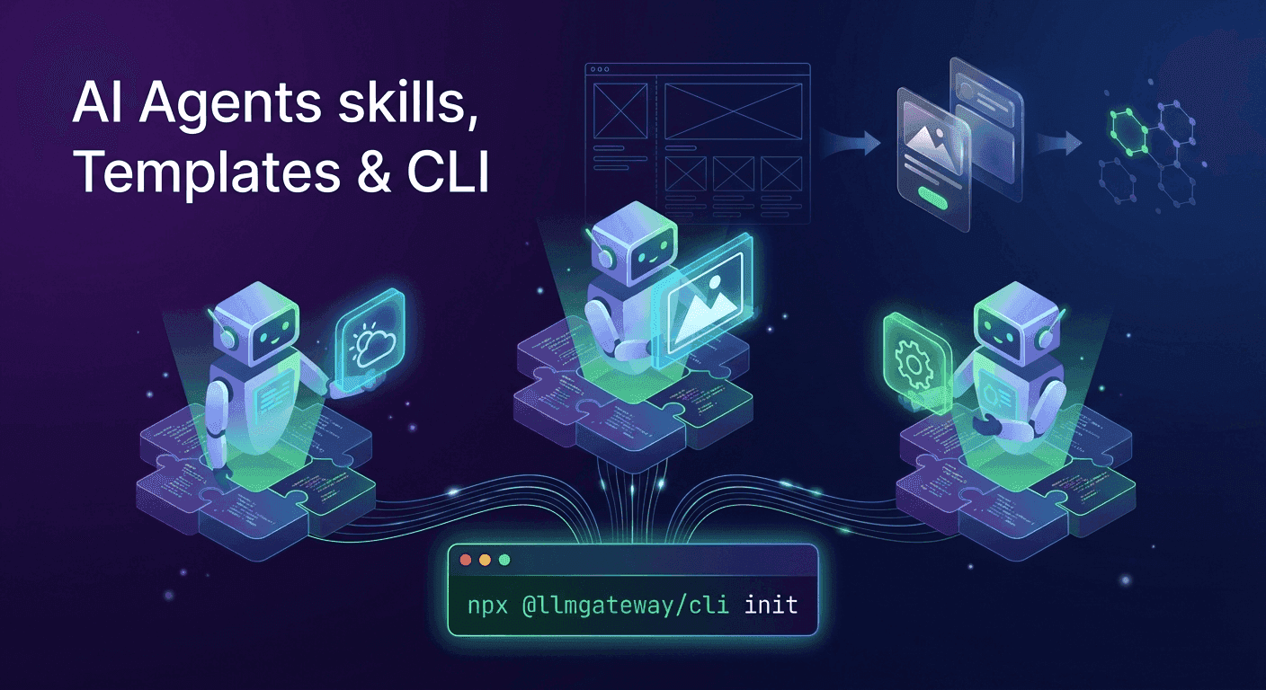 AI Agent skills, Agents, Templates & CLI - Changelog | LLM Gateway